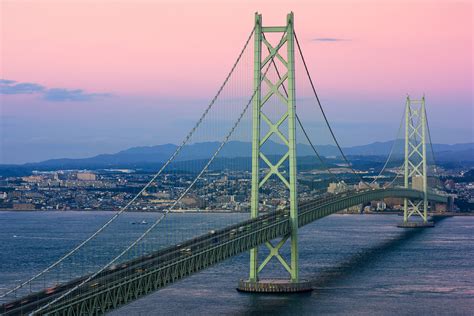 AKASHI KAIKYO PEARL BRIDGE – WORLD'S LARGEST SUSPENSION BRIDGE - OYAKATA