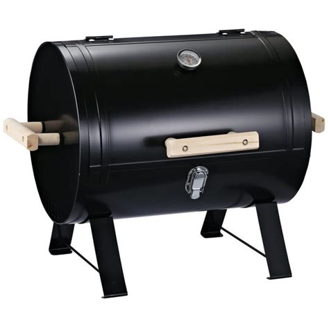 Outsunny 20" Mini Small Smoker Charcoal Grill Side Fire Box, Portable ...