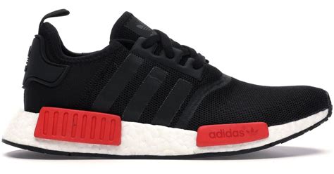 adidas Nmd R1 Black Red for Men - Lyst