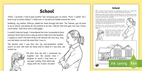 Narrative Writing Sample About School | Primary Resources