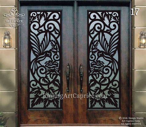 Entry Door Grill/french Doors Grill/ Security Window Metal - Etsy