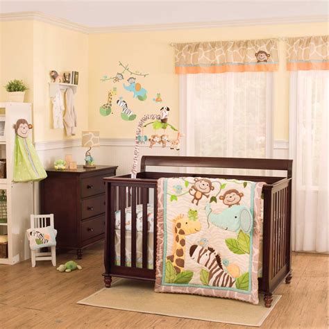 boy Amazon.com : Jungle Play 5 Piece Baby Crib Bedding Set with Bumper by Carters : Crib Beddin ...