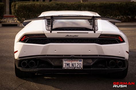 Rear Bumper Carbon Fiber Lamborghini Huracan 14-19 – German Rush