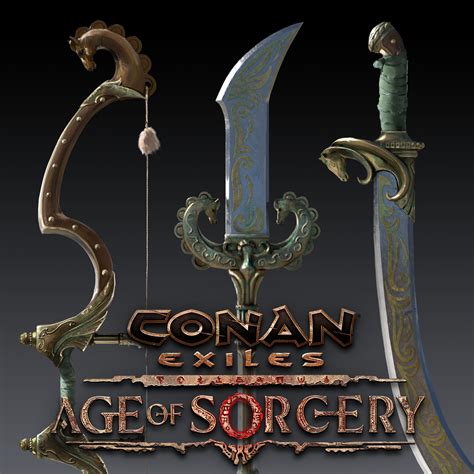 ArtStation - Conan Exiles: Age of Sorcery - Turanian Nomad Weapons