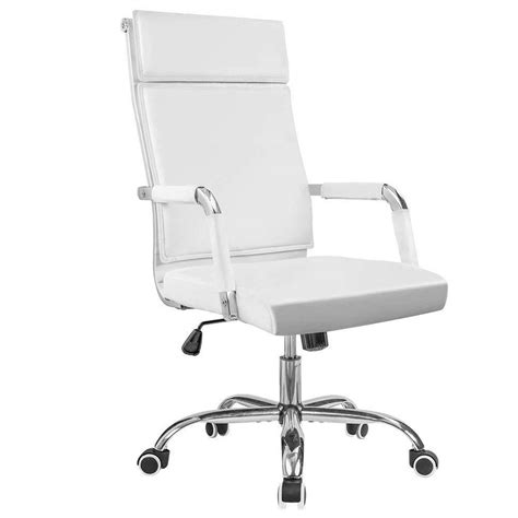 Homall Office Desk Chair Mid-Back Computer Chair Leather Executive Adj