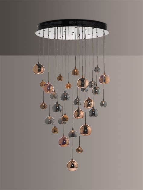 Där Aurellia LED 30 Pendant Cluster Ceiling Light, Copper/Bronze ...