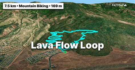 Lava Flow Loop Outdoor map and Guide | FATMAP