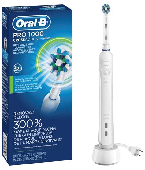 Oral-B White Pro 1000 Power Rechargeable Electric Toothbrush