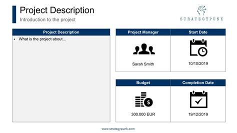 Executive Project Status Report: Free PowerPoint Template