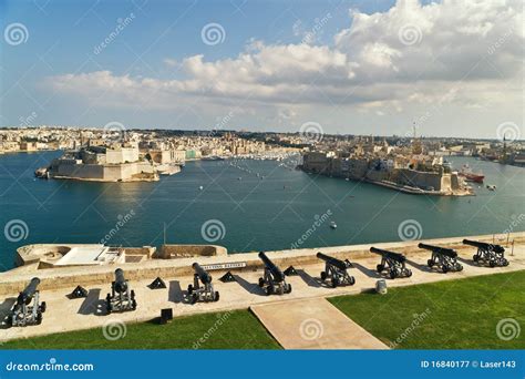 View on Grand harbour stock image. Image of architecture - 16840177