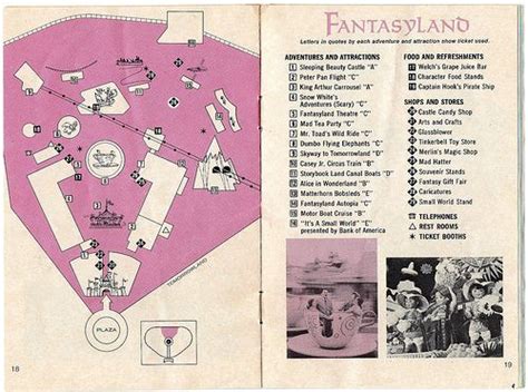 Disneyland Fantasyland Map by Drive-In Mike, via Flickr | Disneyland california adventure ...