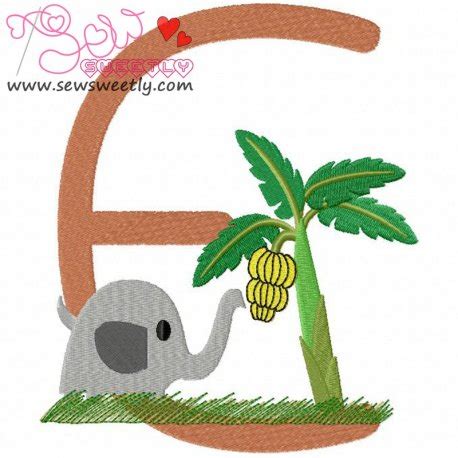 Animal Letter-E- Elephant