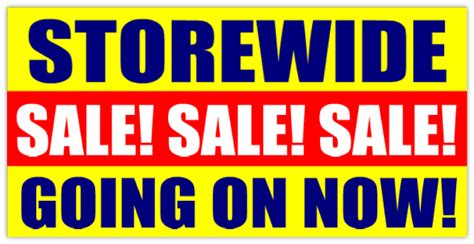 Storewide Sale Banner 01 | Retail Store Sale Banners | Store Sale Banner | Store Closing Signs