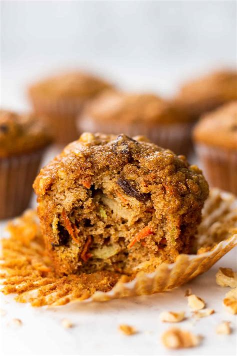 Healthy Morning Glory Muffins - Veronika's Kitchen