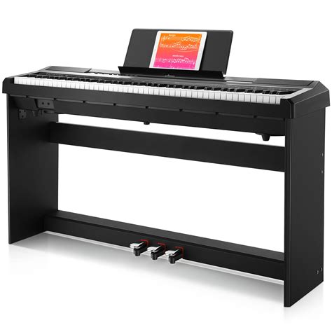 Buy Donner DEP-10 Beginner Digital Piano 88 Key Full Size Semi Weighted ...