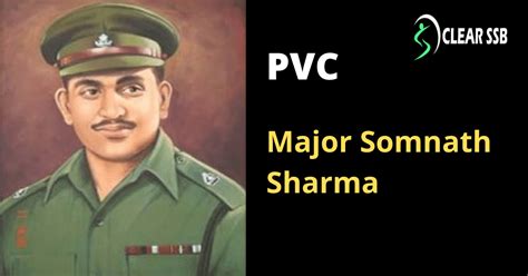 PVC Major Somnath Sharma - ClearSSB