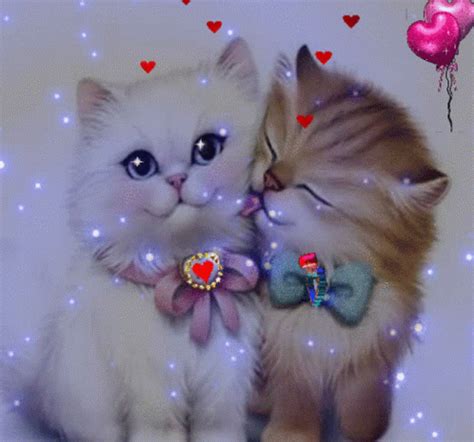 Lovely Cat Pink Cute Cat Wallpaper Cartoon : Cute Pink Kittens ...