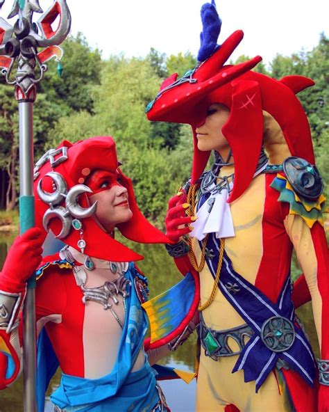 Marit de Lange (@pitscrafts) and @solariacos as Sidon an Mipha from ...