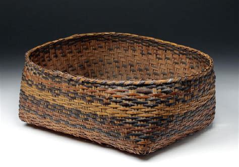 19th C. Cherokee Basket from Georgia - ex Alan Stout | Basket, Cherokee, Georgia