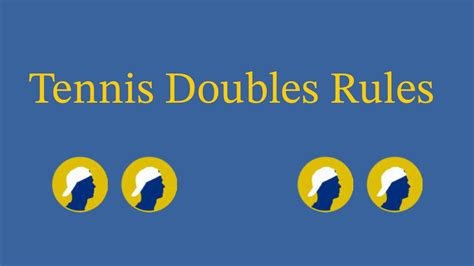 Tennis Doubles Rules Explained - TennisLeo