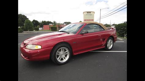 SOLD 1998 Ford Mustang GT Convertible 83K Miles Meticulous Motors Inc Florida For Sale - YouTube