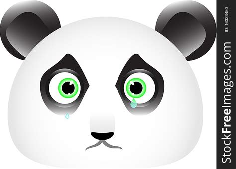 Sad Panda Face With Tears In His Eyes - Free Stock Images & Photos - 16323450 | StockFreeImages.com