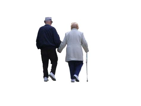 Walking Old age People Silhouette - walking png download - 1600*1200 ...