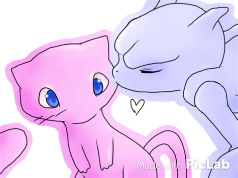 Pokemon Mew And Mewtwo Love Story