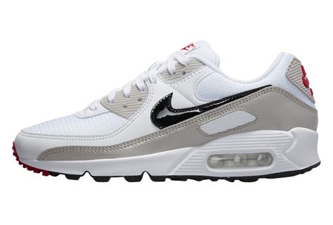 Nike Air Max 90 White Grey Red DX0116-101 - KicksOnFire.com