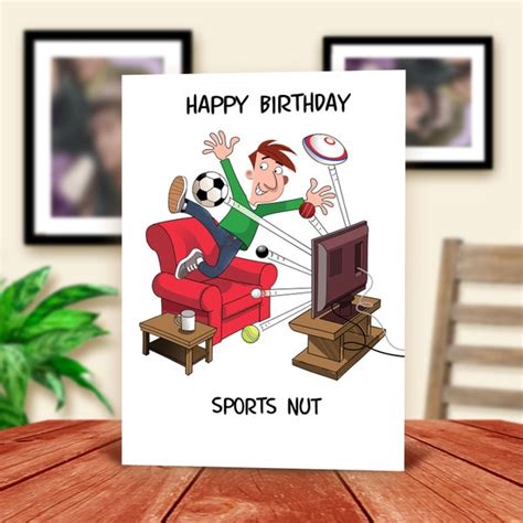 Sports Birthday Card - Etsy