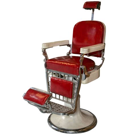 Antique Emil J. Paidar Barber Chair at 1stdibs