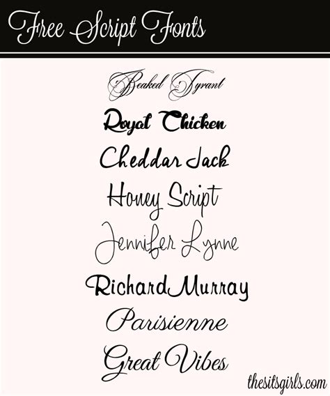 Cursive Fonts: Top 8 FREE Cursive Fonts for Your Blog - Grab and Go!