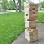 20 DIY Giant Jenga Blocks, Plans, and Game Ideas - DIY & Crafts