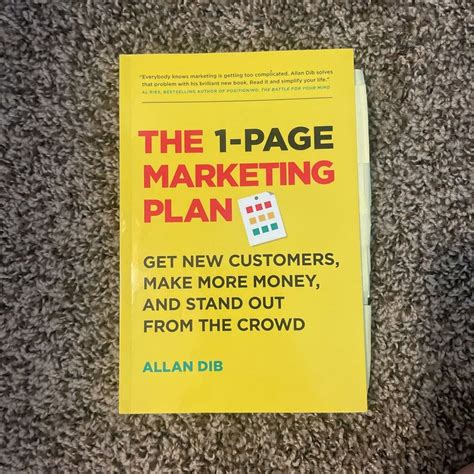 The 1-Page Marketing Plan by Allan. Dib, Paperback | Pango Books