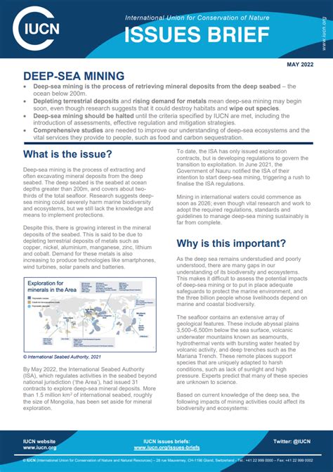 Deep-sea mining - resource | IUCN