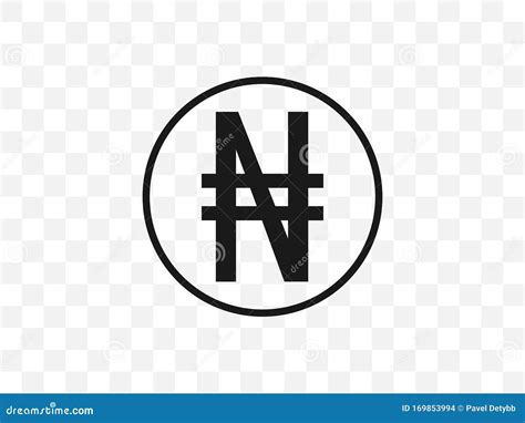 Nigerian Naira Currency Symbol. Vector Illustration, Flat Design Stock ...