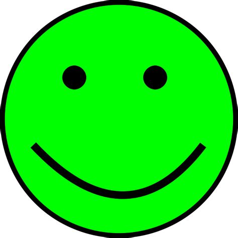 Smiley Grün Einfache · Kostenlose Vektorgrafik auf Pixabay