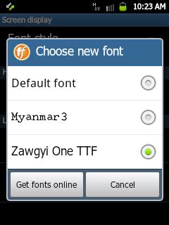 Zawgyi one ttf download for android - broracing