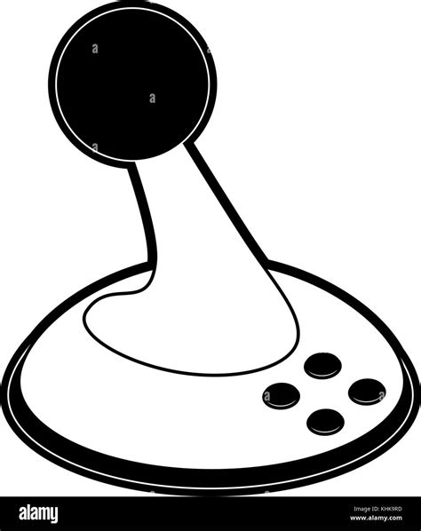 Joystick Black and White Stock Photos & Images - Alamy