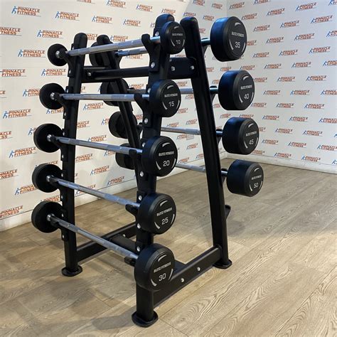 Fixed Rubber Barbells with Straight Handle - Pinnacle Fitness