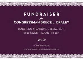 Braley fundraiser invitation on Behance