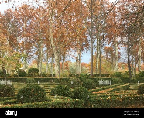 Gardens of the royal palace of Aranjuez Stock Photo - Alamy