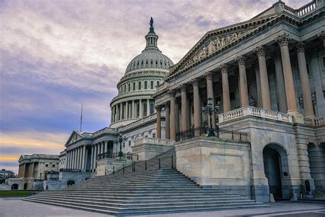 Us Capitol Building And Senate Chamber by Mbell