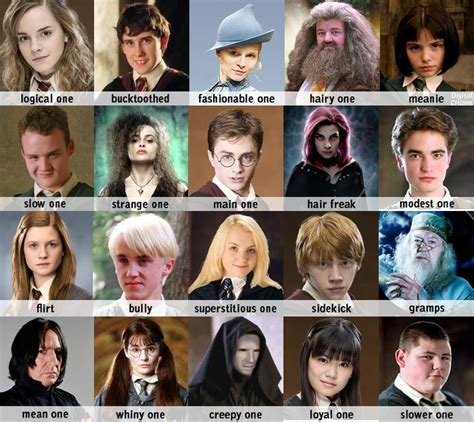 Harry Potter Cast | Harry potter characters, Harry potter photo, Harry potter characters names