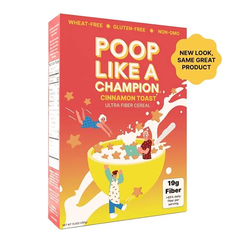 Poop Like A Champion High Fiber Cereal - Cinnamon | Ubuy Algeria