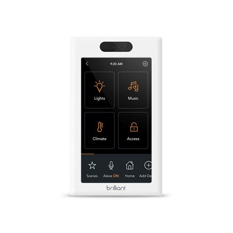 Brilliant Smart Home Control (1-Switch Panel) — Amazon Alexa, Google Assistant, Apple HomeKit ...