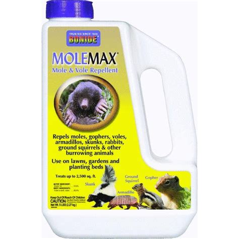 MOLEMAX Bonide Mole & Vole Repellent Granules, 5 Lb. - Walmart.com ...