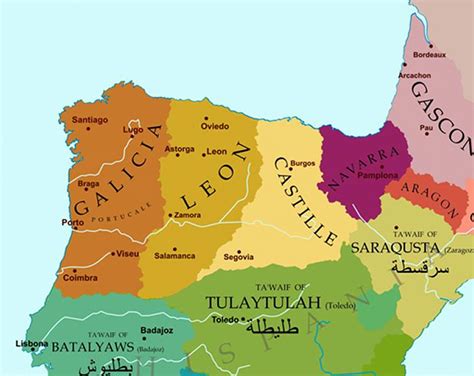 Picture Information: Kingdom of Galicia Map