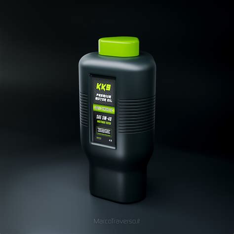 Motor Oil Bottle Packaging Design by Marco Traverso - Marco Traverso