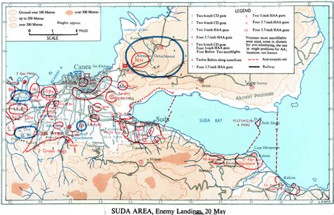 Map of Canea area, 20 May 1941 | NZHistory, New Zealand history online